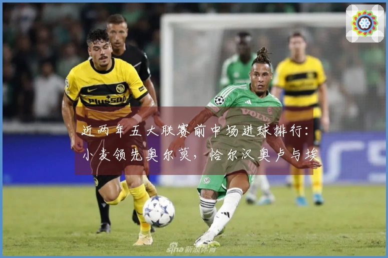近两年五大联赛前中场进球排行：小麦领先奥尔莫，恰尔汉奥卢与埃泽位列其中